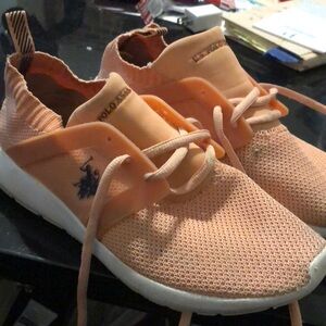 U.S. Polo Assn. Peach Sneakers~8